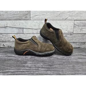 Merrell Jungle Moc Junior Gunsmoke Kids Shoes Size 8 US / 8 UK / 25 EUR — EUC